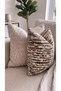 "Sâye Duo" Modern Chenille Woven 2-Piece Cushion Cover Set - 3