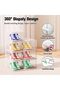 XX-Large Shoe Storage Boxes Organizers Clear Plastic Stackable 12 Pack, Shoe Rack & Holder Su - 5