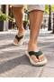 Alix Men's Fabric Comfortable, Non-Irritating Thong-Style Pool and Beach Slippers - 2