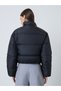 Black Regular Fit Padded Jacket - 5