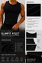 Men's Halter Neck Slimfit Corded Fabric Athlete Stretch Fabric Athlete - 7