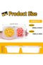 30pack Double Compartment Condiment Container Reusable Snack Container with Lids,Disposable Leakproo - 2