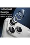 Camera Lens Protector for iPhone 17 Pro/17 Pro Max, Silver, 1 Set - 8