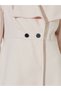 LONG LINE REGULAR FIT BUTTONED WOOL LOOK COAT 105 - 4