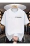 Men's "Face The Future" Printed T-Shirt, 100% Cotton, Regular Fit, Crew Neck - White