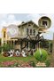 Triangular Spider Web+59''Giant Fake Spiders+20Pcs Small Spiders, Spider Decorations Set for Outside - 5