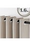 Linen Curtains Grommet Window Drape 132x213CM Beige 1 Panel - 5
