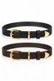 Genuine Leather Women's Belt with Gold Buckle and Metal Tips - 3 cm Belt for Jeans and Cloth Pants