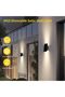 Solar Wall Light Outdoor Waterproof Up and Down, 3000K Solar Light - 2