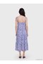 TWO MT SHOP QUALITY LCW Comfort Navy Blue Patterned Dress - 4