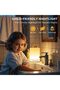 Rechargeable Nursery Night Light, Eye-Caring Touch Lamp, White - 7
