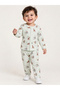 Baby Boy Animal Print Cotton Top and Pyjama Set