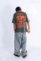 "On Earth" Graphic Back Print Khaki Oversized Unisex T-Shirt - 2