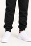 Children's Black Jogger Pants with Pockets, Drawstring Waist, Rib Knit Hem—Unisex Sweatpants - 2