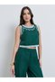 Green Embroidered Top and Pants Set - 2