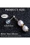 50 Pcs Rubber Earring Backs, Soft Clear Safety Earring Backs for Stud Posts, Secure TPE Material Ear - 3