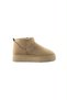 Mayge Taupe Color Suede Women's Casual Boots with Fur-Lined Design and Thick Soles - 5