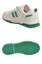 White and Green Lace-Up, Thick Sole, Unisex Walking and Sneakers Foor - 5