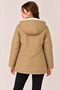 Premium Faux Leather Winter Coat with Fur-Lined Hood for Girls - 8