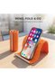 Adjustable Silicone Phone Stand Mat, Multi-Angle Foldable Non-Slip Tablet Holder, Portable Rollable - 2