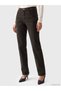 LCW EVERYDAY Brown Denim-Look Straight & Straight High-Leg Straight Leg K with the ALITA CITY Touch - 2