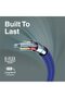 من USB-A إلى Type-C ™   كابل، سيليكون فاخر مقاوم للتشابك، شحن سريع بقوة 10 واط مع نقل بيانات بسرعة 480 ميجابت في الثانية. - 4