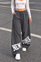 Women's New York-Printed Stylish and Comfortable Oversized Casual Streetwear Sweatpants - 4