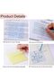 Transparent Sticky Notes, 250 Sheets 3 x3 inch Pastel Sticky Pads Clear Sticky Notes Self-Stick Note - 4