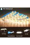 شريط إضاءة LED موفر للطاقة، 60 مصباح LED/متر فائق السطوع، أبيض دافئ، لوحة PCB رفيعة للغاية قابلة للقطع - 3