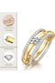 Stackable Rings, Non-Tarnish stainless steel خاتم for Women/Men, Mixed Metal Multi Stackable Ring Se - 2