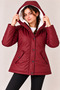 Premium Faux Leather Winter Coat with Fur-Lined Hood for Girls
