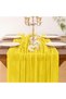 Cheesecloth Table Runner Fall Boho Wedding Birthday Party Home Decor - 2
