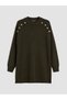 High-Quality Pieces from Çelebi Store: Women's Knit Tunic with Button Details - 6