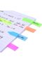 Sticky Tabs Page Markers, 500pcs Translucent Sticky Notes Book Tabs Colored Writable and Repositiona - 3