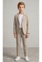 Double Boys' Suit (Unlined) Stretch Fabric Jacket, Pants, and T-Shirt for Special Occasions—April 23 - 4