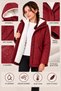 Premium Faux Leather Winter Coat with Fur-Lined Hood for Girls - 9