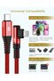 USB-C to Lightning Cable [2-Pack, 3M] 90 Degree iPhone Fast Charging Cable, Power Delivery PD Compat - 2