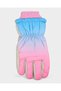 Girls'/Boys' Color-Blocked, Fur-Lined, Non-Slip, Water-Repellent Snow and Winter Gloves for Ages 9–15 - 5