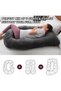 Pregnancy Pillow for Sleeping, G-Shaped Full Body Pillow and Maternity Support with Replaceable and - 3