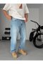Light Blue Baggy Jeans with Effect GJ-17052-930-969 - 3
