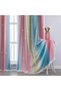 Curtains for Bedroom Decor, Rainbow Pink-Blue-34-54 - 4