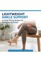 Prim Aqtivo Skin Elastic Ankle Support with Silicone Malleolar Pads, Seamless Lightweight Compression Ankle Brace, Soft Instep Design, Bilateral Fit for Left or Right Ankle, Sizes S, M, L and XL