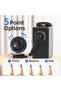 Manual Hand Crank Pencil Sharpener for Colored Pencils 6-12mm, Multi-Size 6 Adjustable Settings, Lar - 2