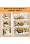 3 Pack Pull Out Cabinet Organizer, Pull Out Drawers for Cabinets, Slide Out Drawers for Kitchen Cabi - 3