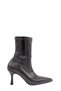 Brown Pointed-Toe Stretch-Heel Women's Boots (050 2604980)
