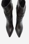 BELLE Brown Genuine Leather Women's Heeled Boots - 4