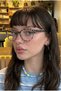 Melone Cat Eye Black and White Leopard-Print Framed Blue Light-Blocking Screen Glasses