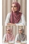 3 Pcs Combed Cotton Shawl Plain