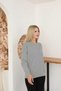Women's Winter Regular-Fit Gray Basic Sweatshirt - 5