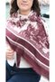 Animal Patterned Cotton Shawl